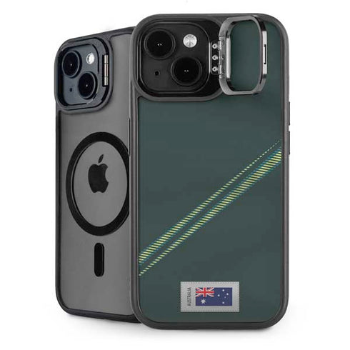 Australia Soccer Flag iPhone 15 Plus Kickstand Case